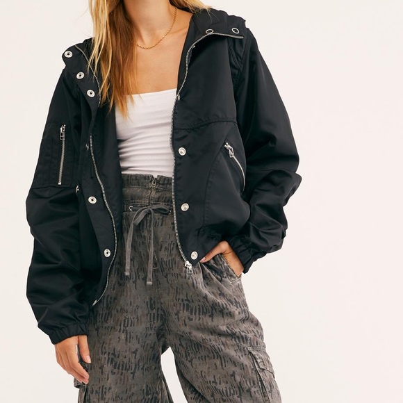 Free People Jackets & Blazers - Free People Gone Tomorrow Stadium Bomber Jacket S